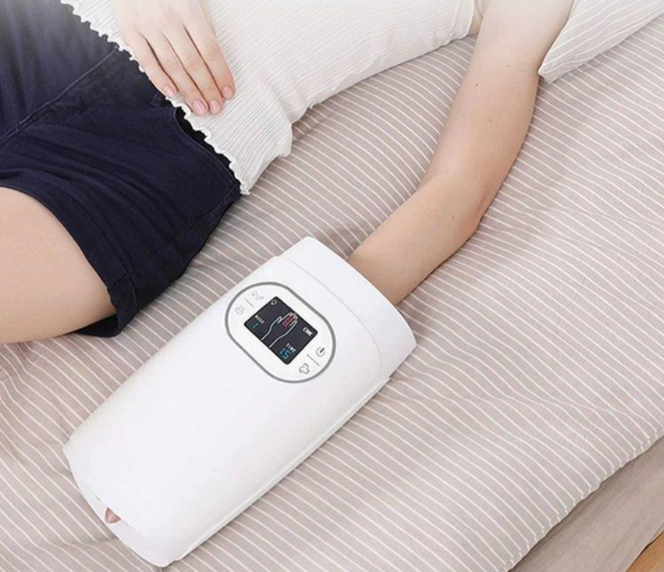손가락 온열장갑 관절 마사지 전기 핸드워머 충전식 찜질팩 휴대용 손목 - 상품 이미지