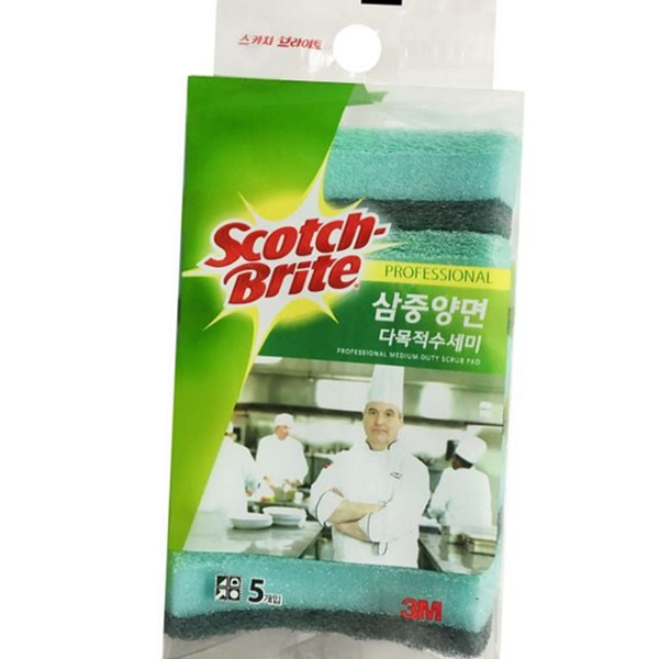 강력 주방 수세미 양면 다목적 수세미 설거지 위생 용품 - 상품 이미지