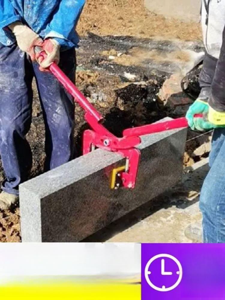집게 클램프 경계석 수동 도로 리프터 그립 토목 운반기구 석재이동 - 상세 이미지 3
