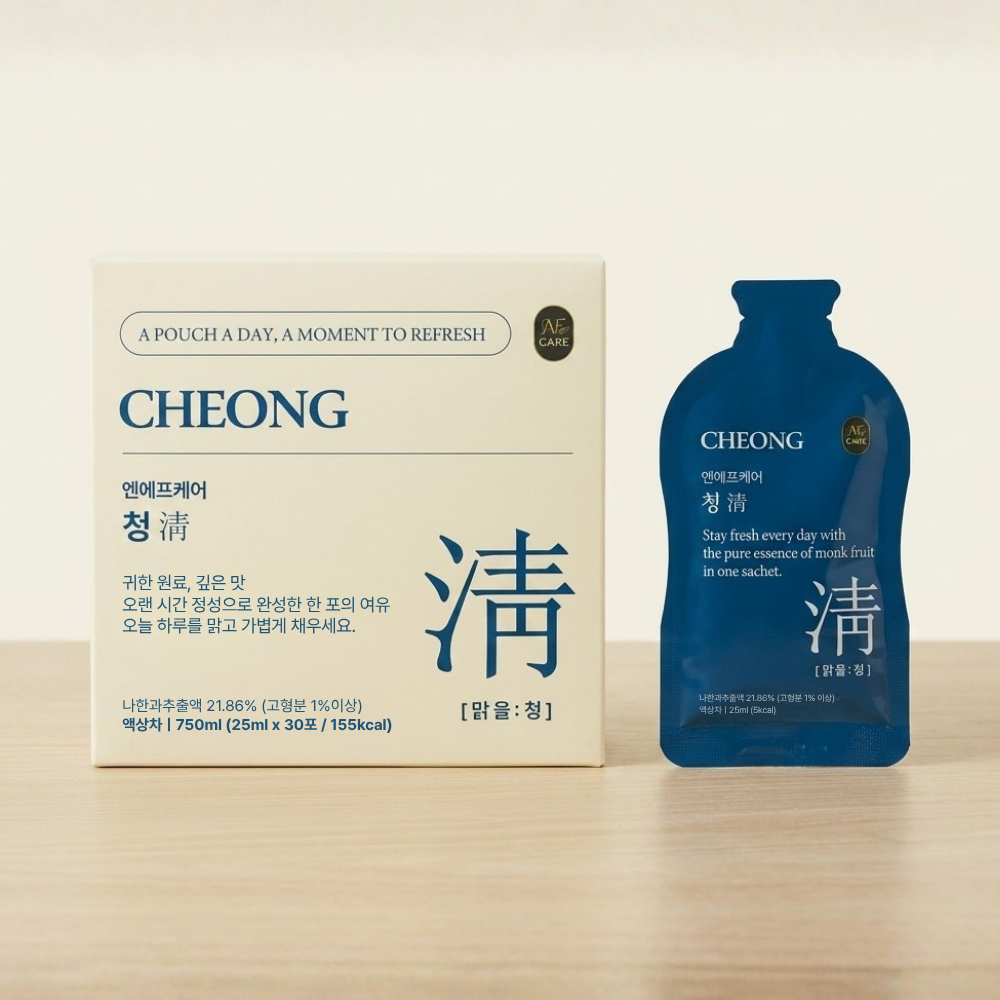 나한과추출액 도라지뿌리 엔에프케어 청 후레쉬 나한과 도라지 생강 진한 액상 25ml 파우치 케어 30포, 1개 - 상품 이미지
