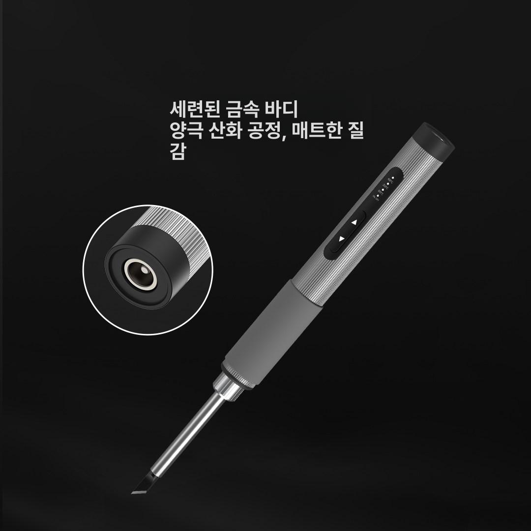 휴대용 인두기 스마트 수리 솔더링 공구 납땜 용접 작업도구 재작업용 - 상세 이미지 5