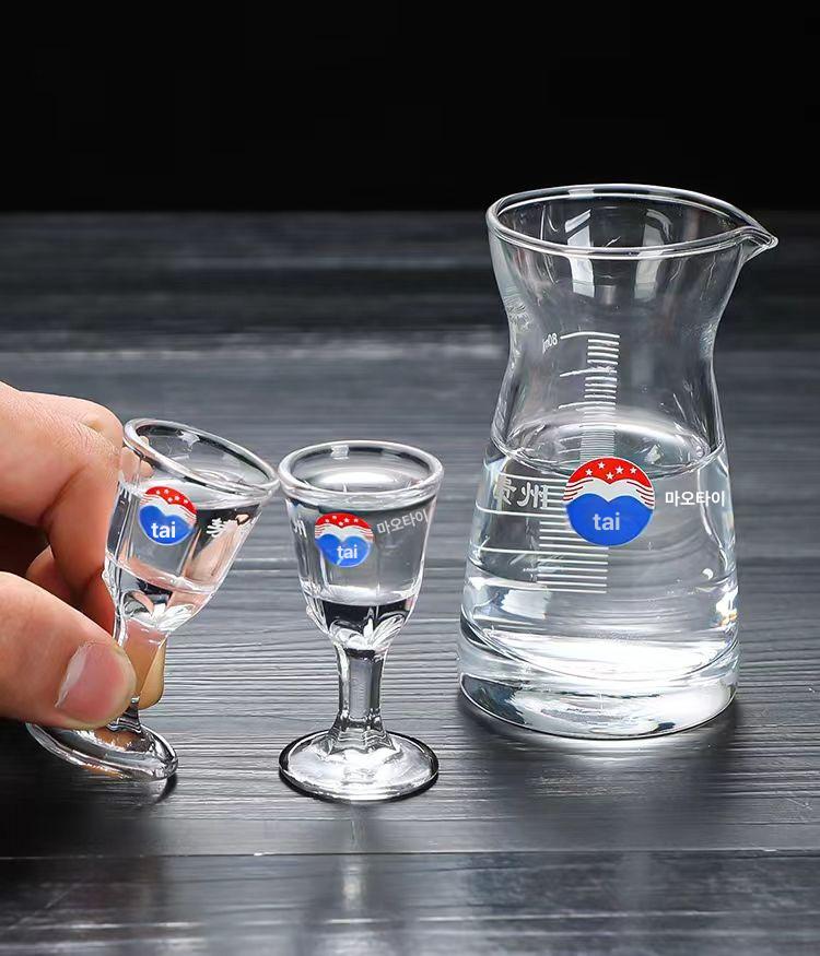 중국 술잔 고량주잔 사케 세트 컵 전통주 주기 다기세트 집들이 선물용 계량잔 - 상품 이미지