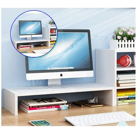 쌍문상회 지금 필요한 이든앤저스티스 DIY 모니터받침대 1단 책상소품 전시용품거치 데스크정리