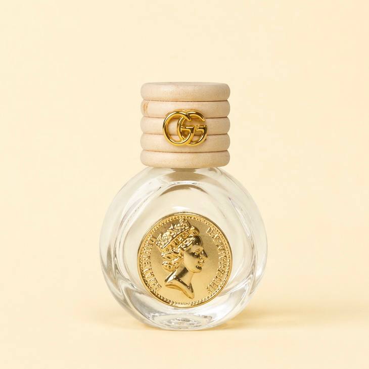 (클립형) 차량방향제 공병 가문의 골드 인장, 10ml, 1개 - 상품 이미지