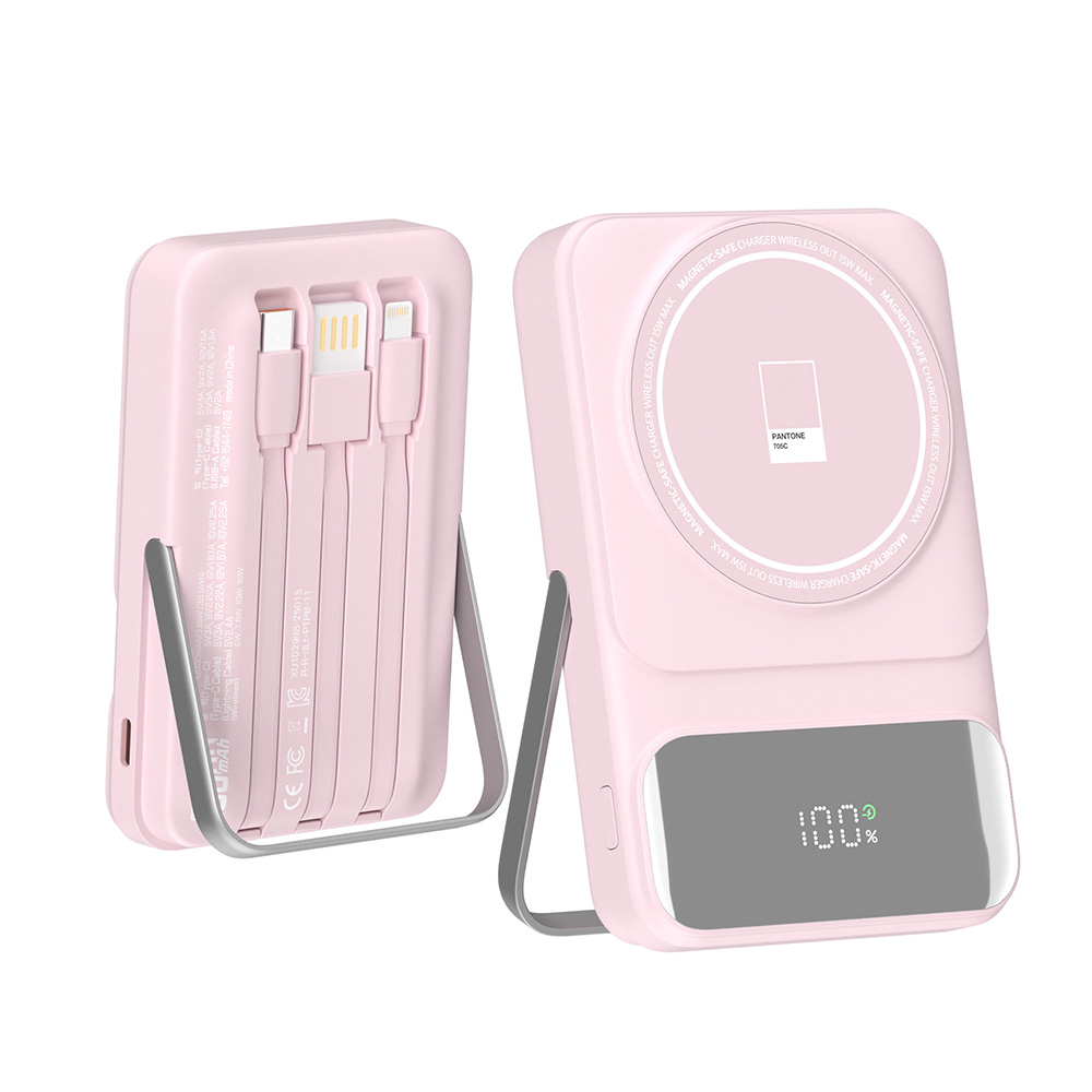 이어맥 팬톤 일체형 고속 무선 충전 맥세이프 보조배터리 10000mAh 이미지 7