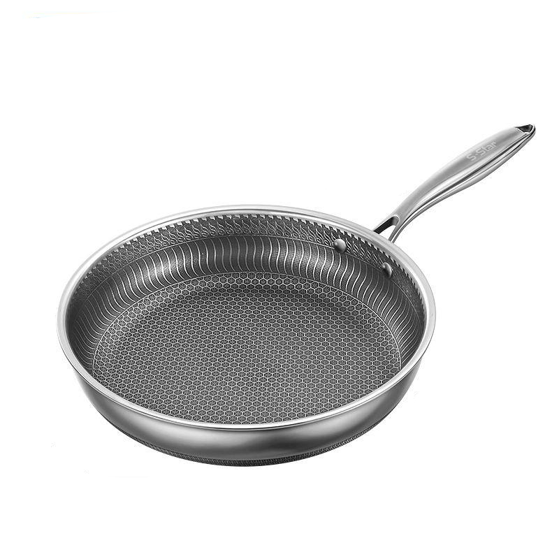 스테인레스 후라이팬 인덕션 고내열 내열 논스틱 스테인리스 스틸 안전 팬 인덕션파스타팬 - 상품 이미지