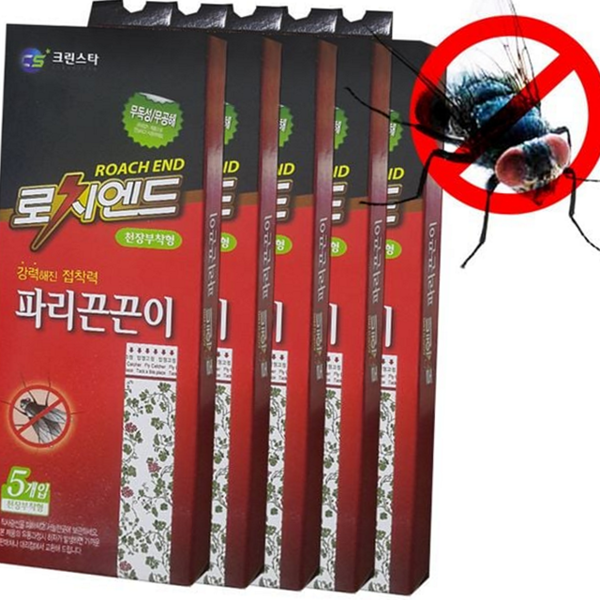 무독성 해충 끈끈이 접착식 파리 끈끈이 날벌레 퇴치용 방역 - 상품 이미지