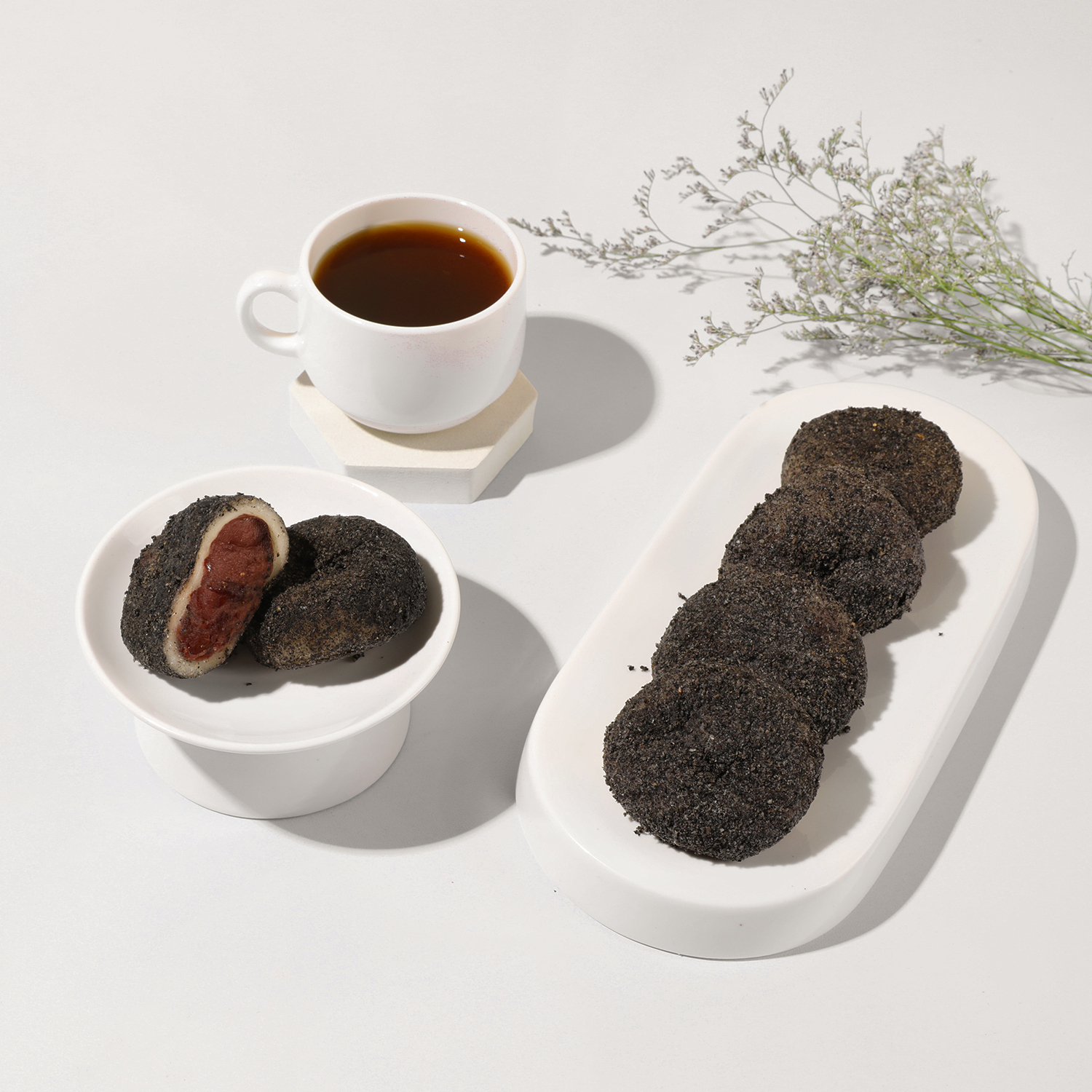 흑임자 찹쌀떡 1box 흑임자떡 - 상세 이미지 5