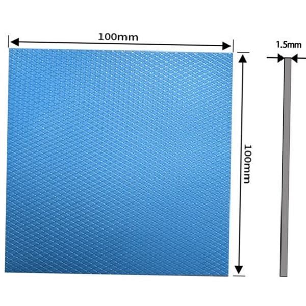 방열 써멀 패드 쿨링 1.5mm 써멀 패드 데스크탑 노트북 컴퓨터 - 상품 이미지