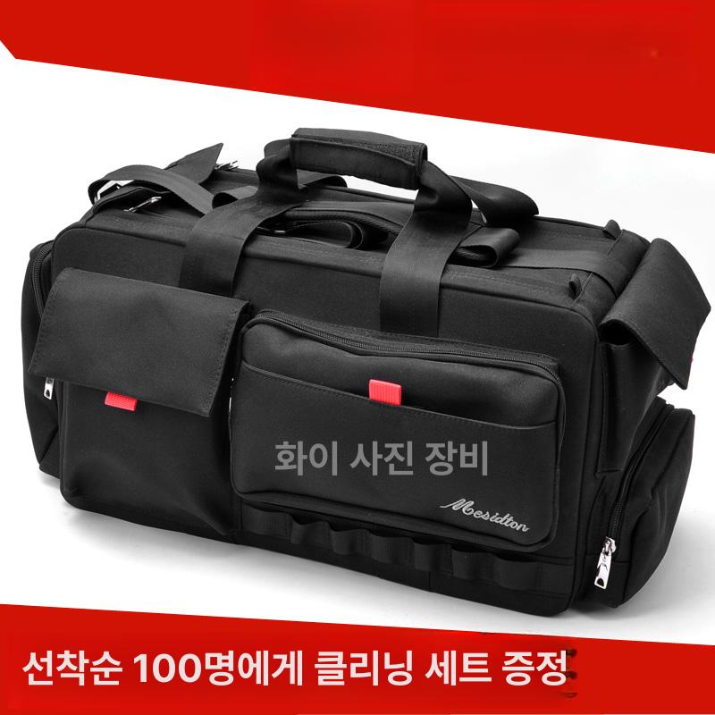 방송장비 숄더백 카메라 가방 대용량 캠코더 파티션백 촬영 장비가방 수납 케이스 - 상세 이미지 2