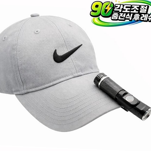 멀티 led 손전등 클립형 충전식 손전등 낚시 야간 랜턴 작업등 - 상품 이미지