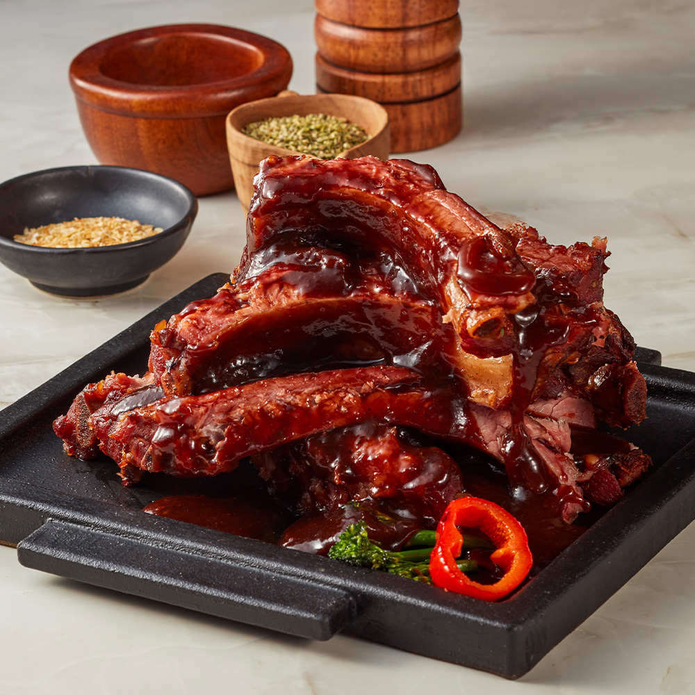 미트프로젝트 BBQ 폭립 500g 2종 더블시즈닝 스위트 바베큐 바비큐 - 상품 이미지