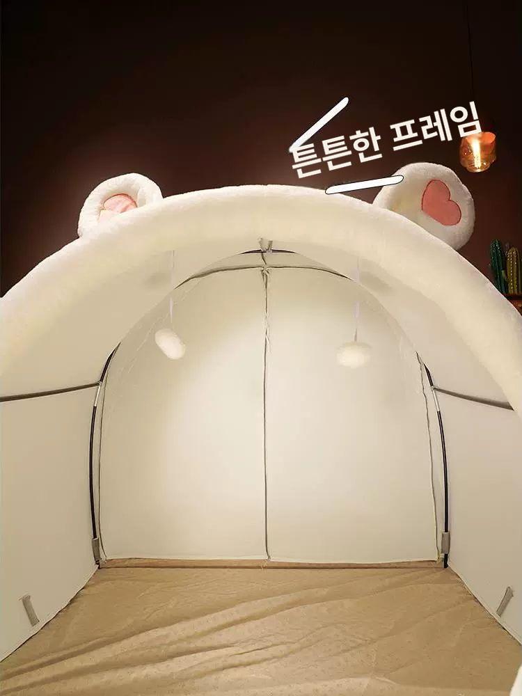 초대형 텐트 인간동굴 둥지형 동굴하우스 매트리스 캠핑 휴식 숙면 포근한 - 상세 이미지 3