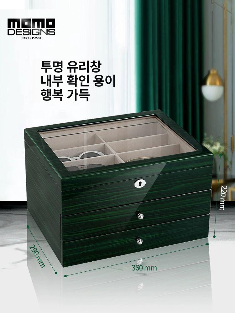선글라스 수납함 인테리어 홀더 케이스 안경집 캐비닛 안경수납함 보관함 다용도 멀티 가죽 - 상세 이미지 4