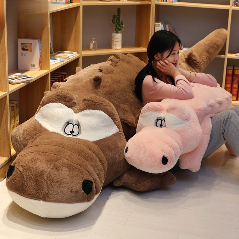 악어 인형 바디필로우 푹신한 모찌 부드러운 임산부 다리베개 꿀잠 숙면 롱쿠션 전신베개 - 상세 이미지 2