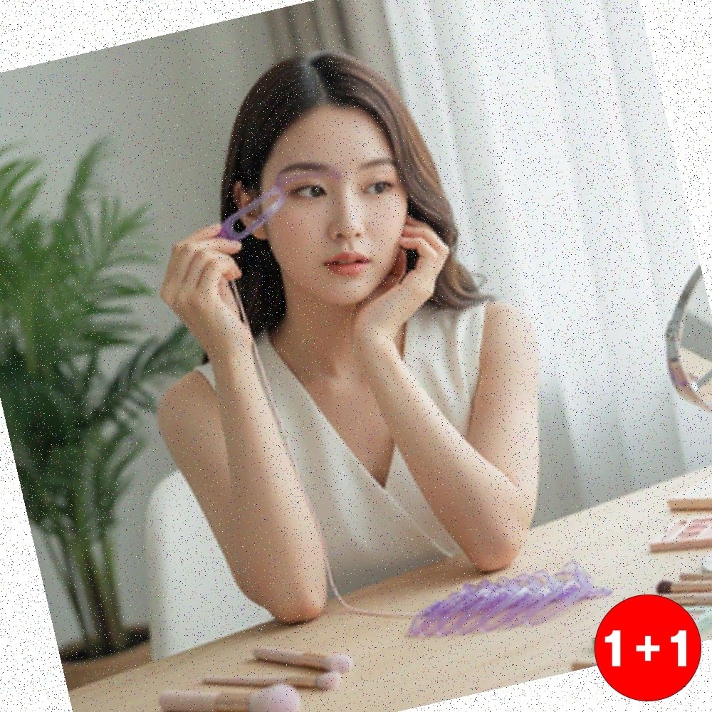 눈썹템플릿 템 가정용 정리용 플라스틱 눈썹 그리기 가이드 8종 초보자 생활필수템(주문의2배수량 발송) - 상품 이미지