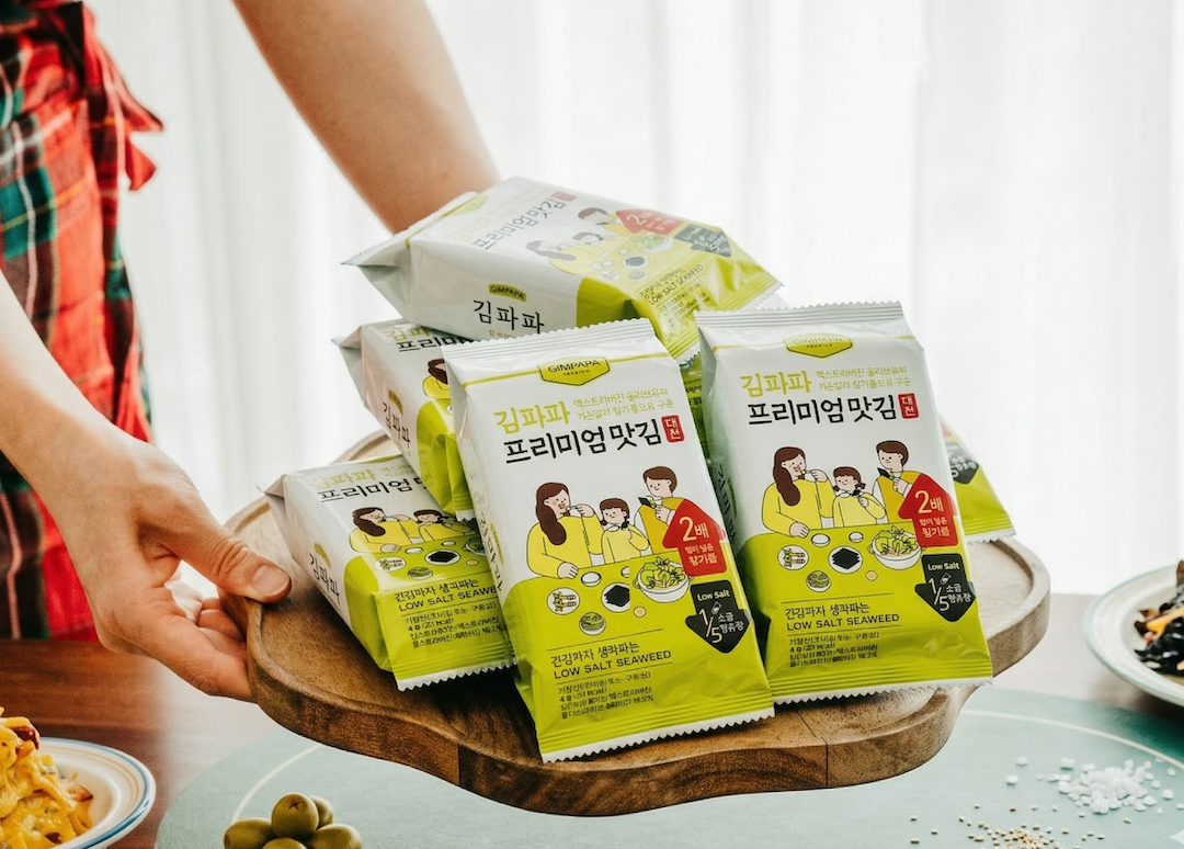 저염 도시락김 유아 어린이 반찬 올리브유 김파파 32개입, 1개 이미지 4