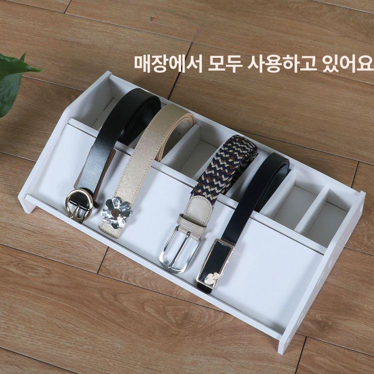 벨트 진열대 혁띠 악세서리 진열함 보관함 전시대 허리띠 걸이 행거 매장 - 상세 이미지 4