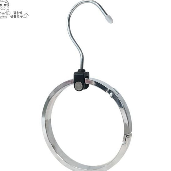다용도 모자걸이 옷걸이형 수납 거치대 스카프 넥타이 정리 - 상품 이미지