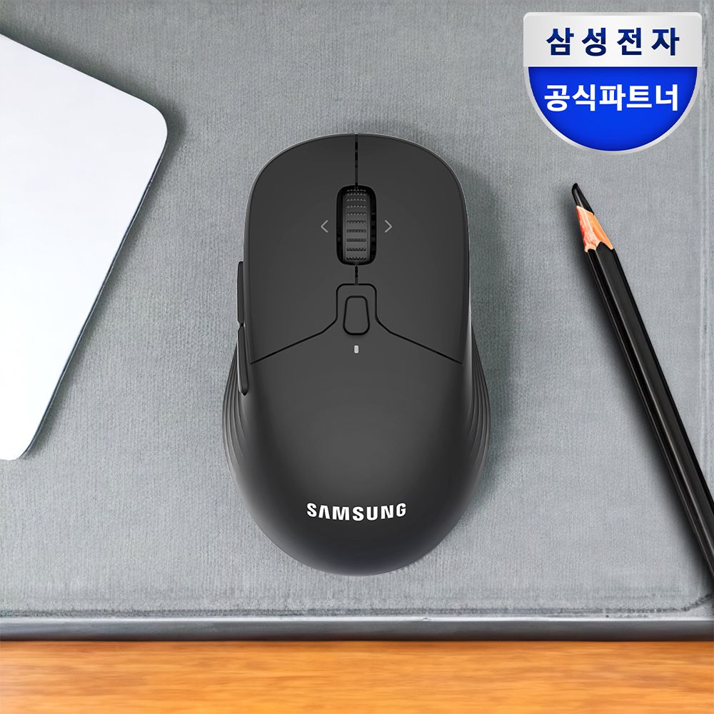 삼성 무소음 무선마우스 블루투스 마우스 SM-M1400QB 고속휠 무한휠 노트북 저소음 - 상품 이미지