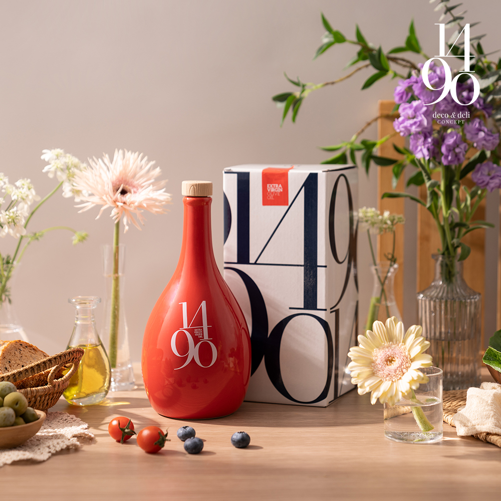 26년 햇오일 올리오올리바 1490 피쿠알 레드 엑스트라버진 올리브오일 500ml - 상품 이미지