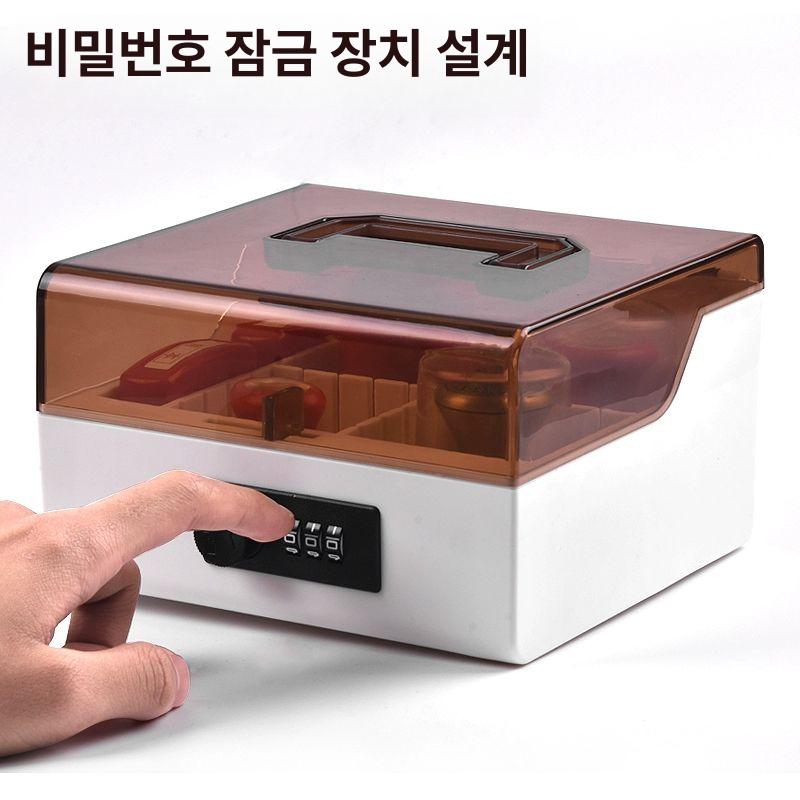 사무용품 보관함 회계 금융 직인케이스 인감 도장 멀티 수납함 업무용 오피스 스토리지 - 상세 이미지 3