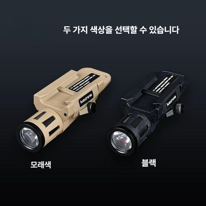 전술 손전등 플래시 라이트 LED 고성능 휴대용 야외용 캠핑용 토치 - 상세 이미지 3