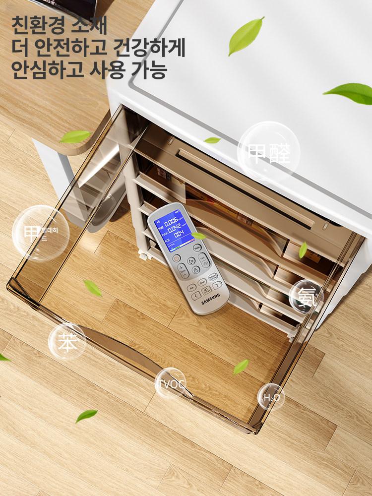 이동식서류함 사무실 바퀴 다층 정리 파일 수납 서류함 철제 이동식 캐비닛 캐비넷 수납함 - 상세 이미지 5
