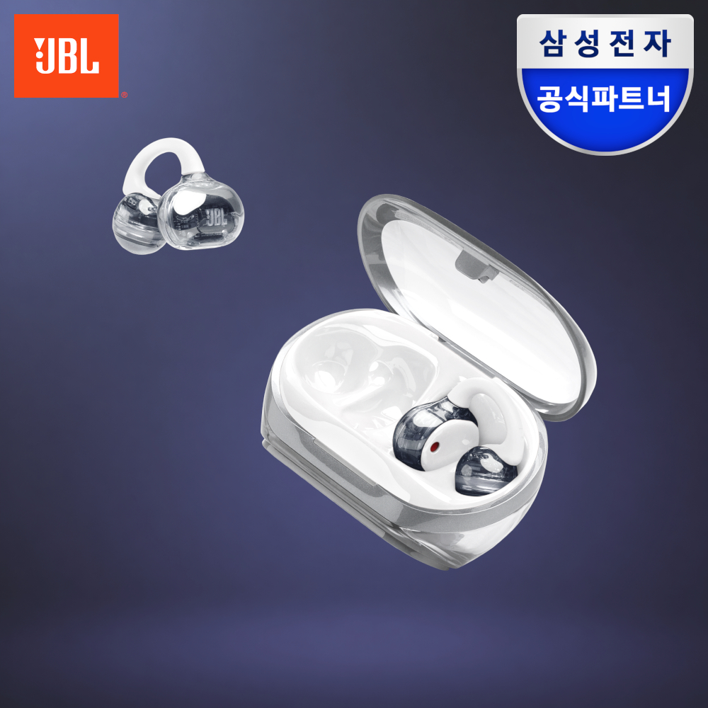 삼성전자 JBL 사운드기어 클립 오픈형 블루투스이어폰 귀찌 귀걸이 런닝용 화이트 - 상품 이미지