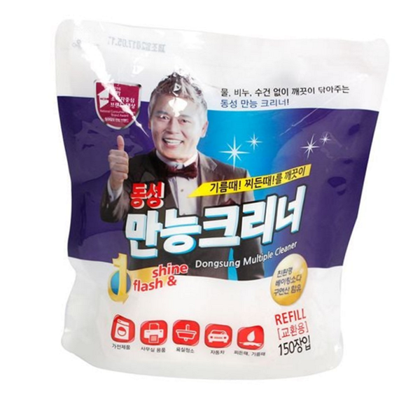 일회용 다목적 세정 티슈 찌든때 기름때 제거 티슈 리필용 청소 - 상품 이미지