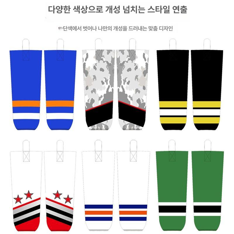 훈련용 아이스하키 레깅스 보온 니삭스 스포츠 연습 트레이닝 타이즈 반바지 - 상세 이미지 3