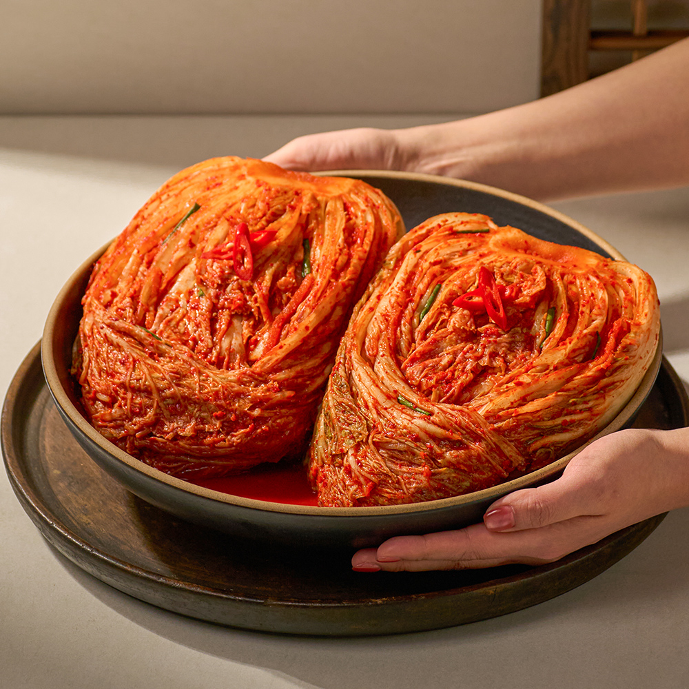 솜씨가 베이직 포기김치 10kg+10kg 대용량 업소용 배추김치 총20kg - 상품 이미지