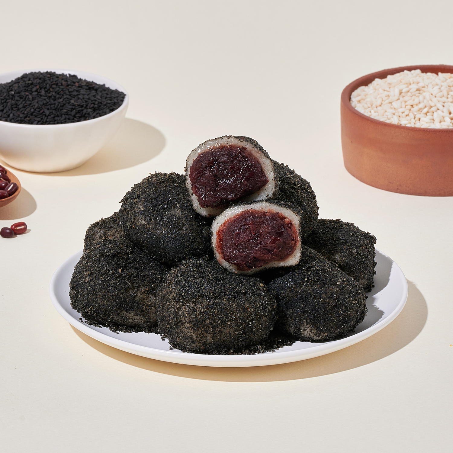 흑임자 찹쌀떡 1box 흑임자떡 - 상품 이미지