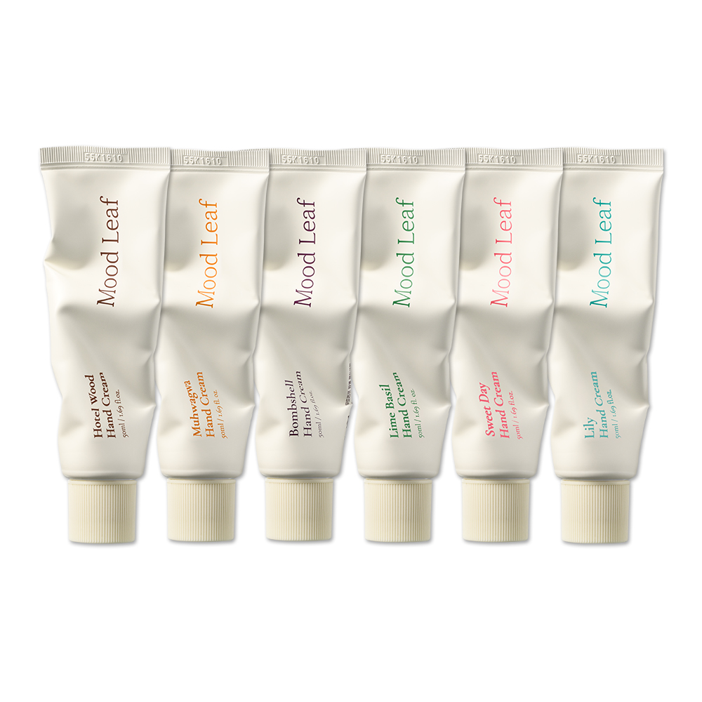 무드리프 퍼퓸 핸드크림 50ml 6종 호텔우드 무화과 밤쉘 라임바질 스윗데이 릴리 - 상품 이미지