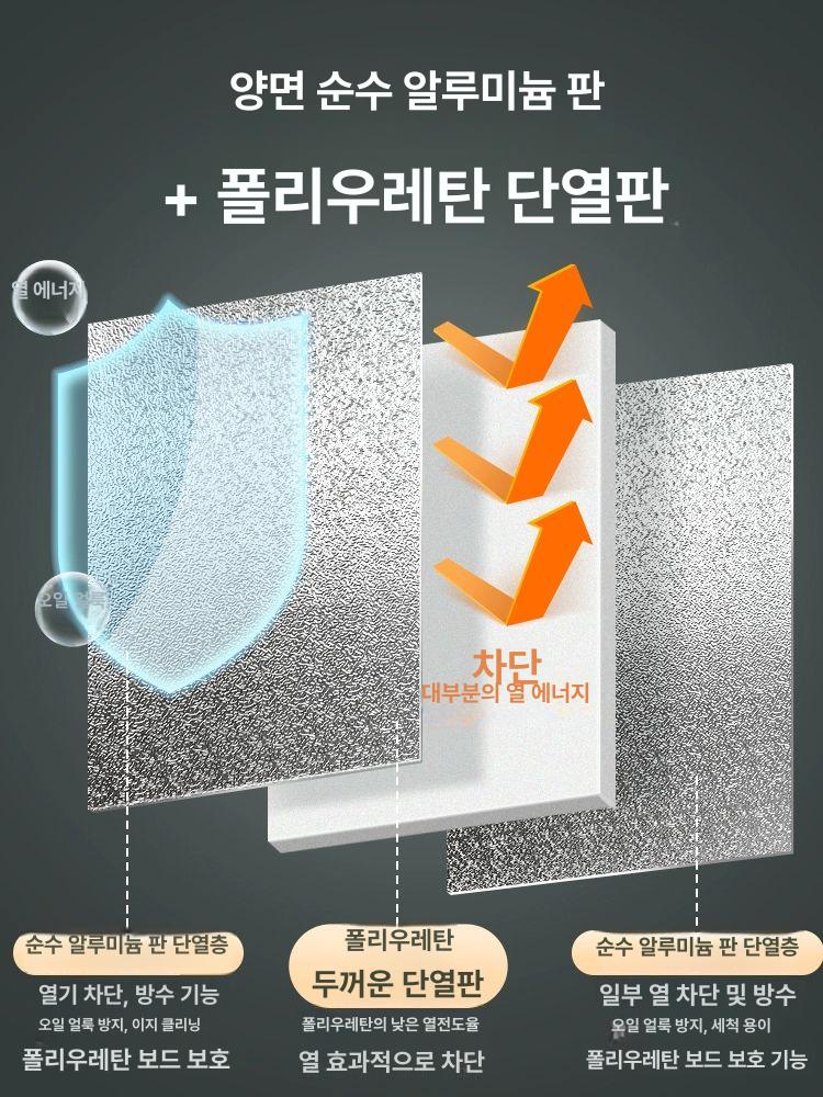 스토브 단열판 대형 가림막 패널 방화벽 외벽 셀프시공 보온재 차열판 - 상세 이미지 2