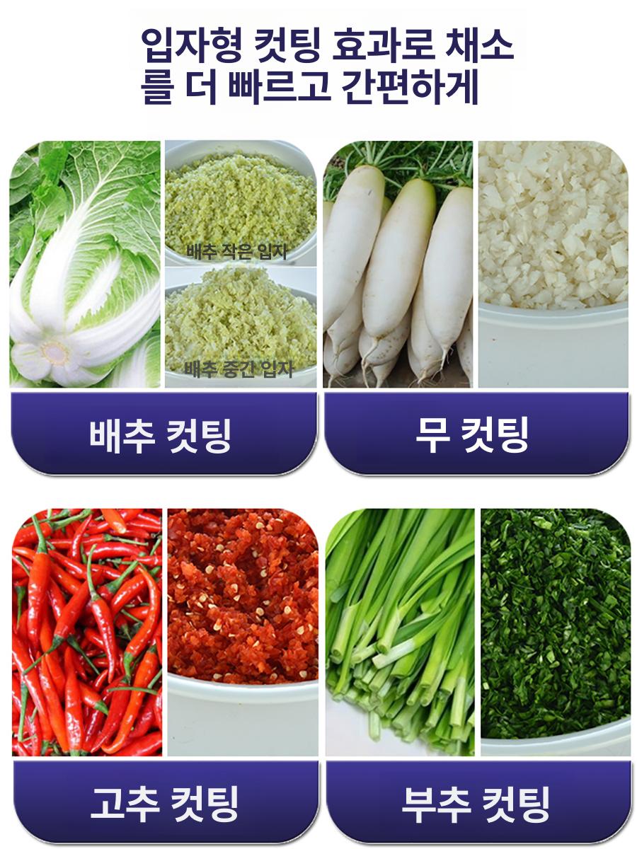 업소용 야채다지기 분쇄기 대용량 고추 식당 다지는기계 멀티 전동 자동 곡물 믹서 믹서기 - 상세 이미지 3