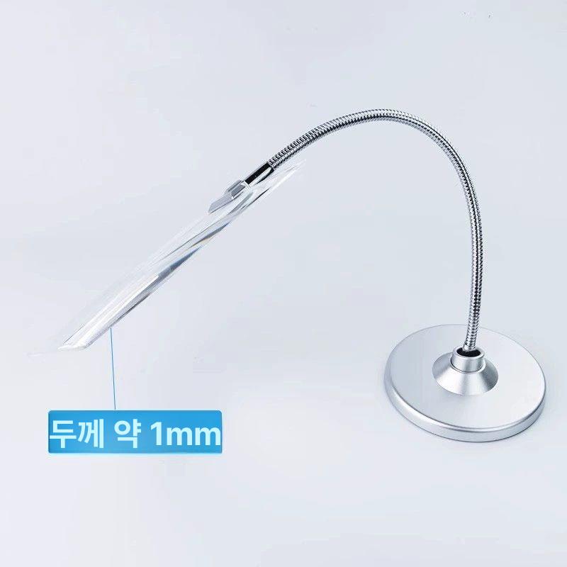 고배율 확대경 독서용 스탠드 돋보기 탁상용 데스크탑 스탠드형 루페 - 상세 이미지 4