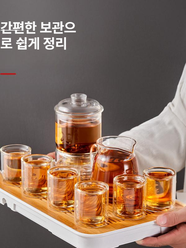 다도 찻주전자 차내리는 도구 내열유리 스테이너 티메이커 티팟 추출기 - 상세 이미지 5