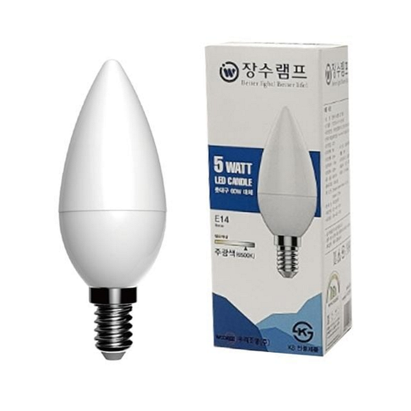 불투명 led 촛대구 촛대형 led 전구 꼬마 캔들 - 상품 이미지