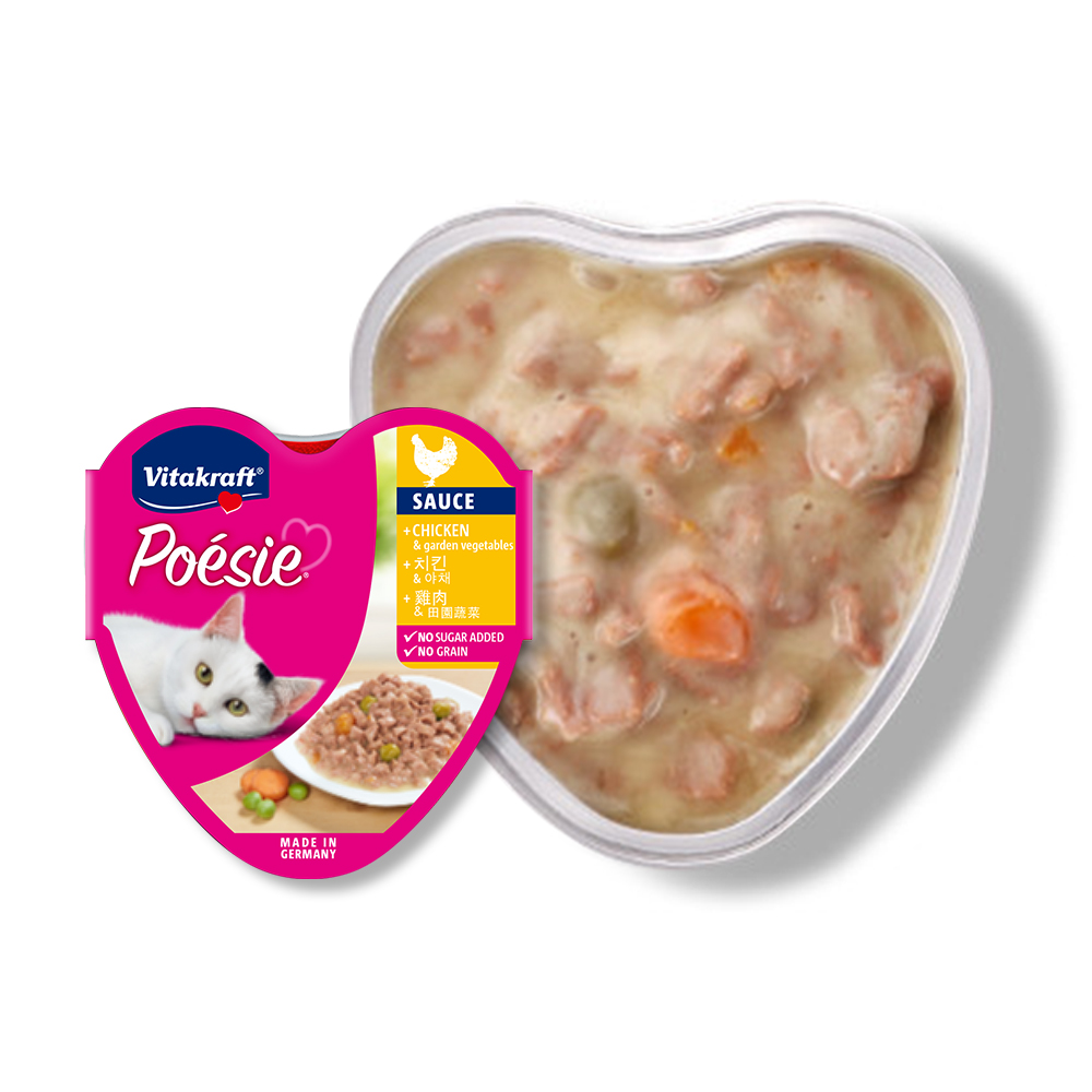 비타크래프트 포에시 하트캔 치킨야채 소스, 85g, 1개 이미지 7