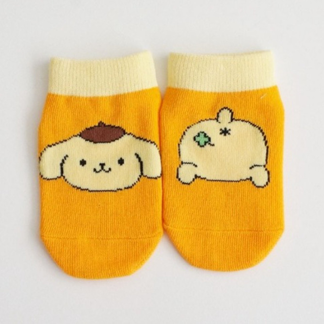 산리오 폼폼푸린 캐릭터 엉덩이 베이비 양말 9~15cm - 유아동의류 - 하카타몰