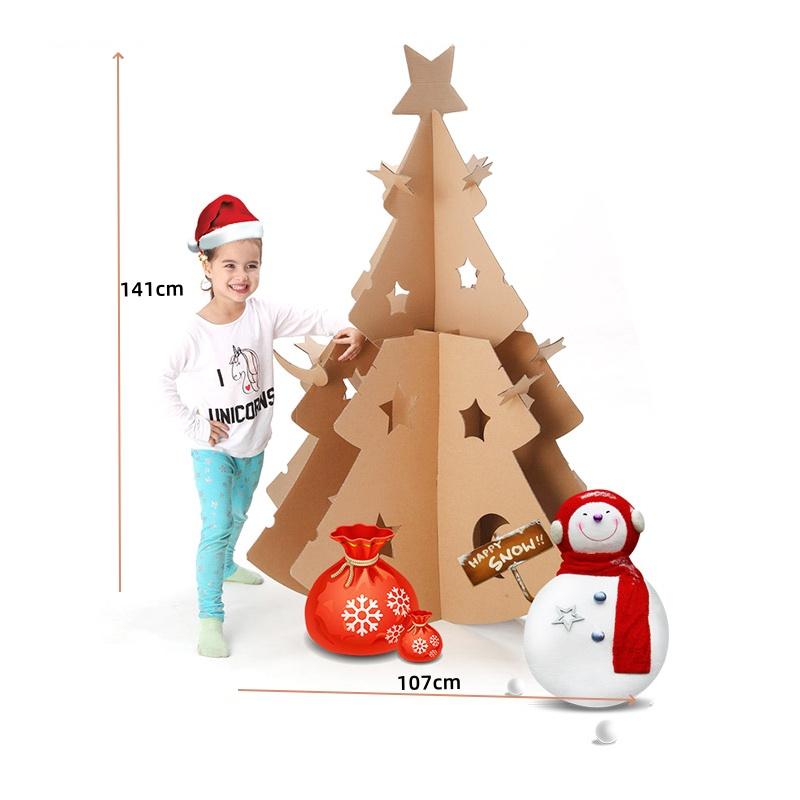대형 골판지나무 DIY 1.28m 행사 키트 크래프트 페이퍼트리 만들기 데코레이션 - 상세 이미지 5