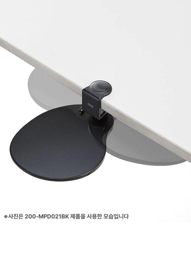마우스거치대 키보드 트레이 회전 거치대 조절 장비 받침대 고정 선반 테이블 패드 슬라이딩 - 상세 이미지 4