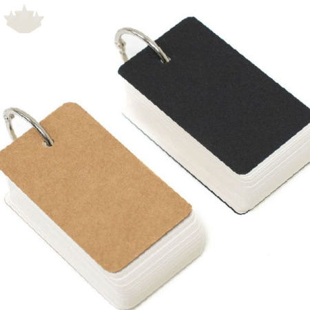 링철 제본 소형 메모지 학습용 단어 암기 노트 백지 휴대 필기 공부 수험생 어학