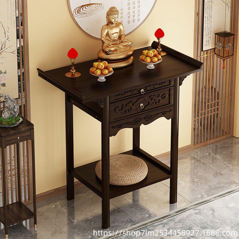 법당 공양대 예불대 선반 부처상 제사 불교용품 부처님 진열대 신당 불당 제단 단상 - 상세 이미지 2