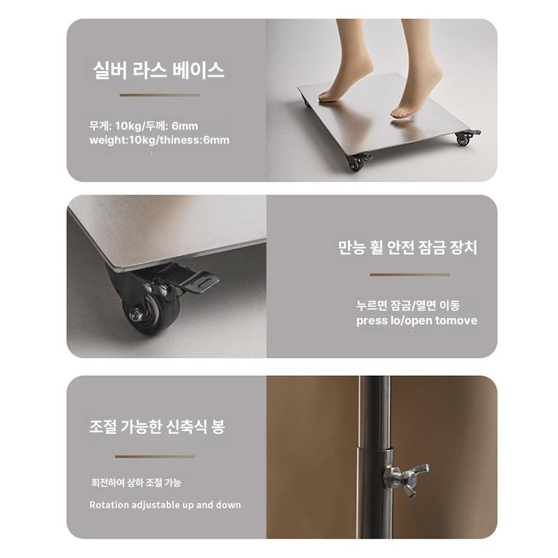 관절 마네킹 의류매장 구체관절 전신 피팅 디스플레이 쇼룸 화이트 - 상세 이미지 5