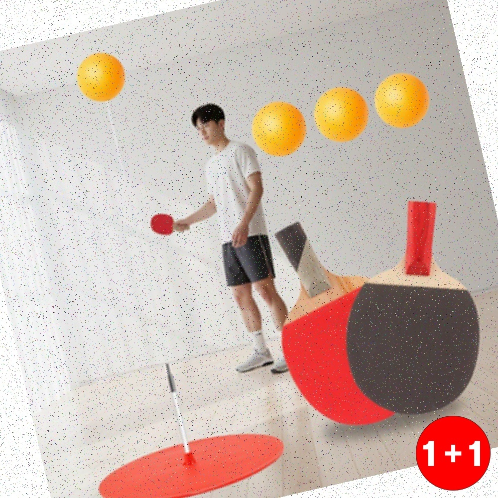 혼자탁구대 탁구대 혼자 고성능 안정적 효과적 캠핑용 휴대성 사무실 야외용(주문의2배수량 발송) - 상품 이미지