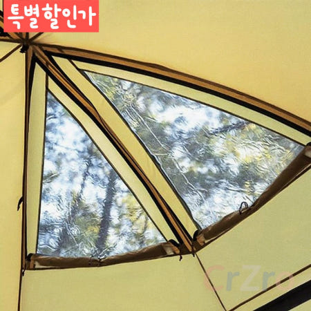 카즈미 비바돔쉘터 루프 윈도우 타프 햇빛가리개 투명창 샌드 1개