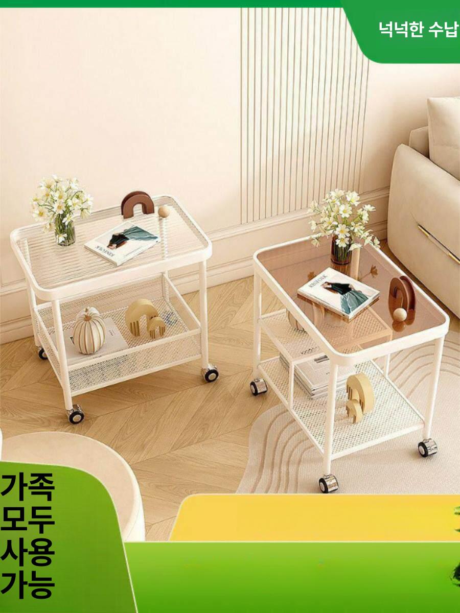 서빙 바퀴선반 무빙 호텔 주방 트롤리 이동식 서빙카 트레이 카트 플라스틱 식당 - 상세 이미지 3