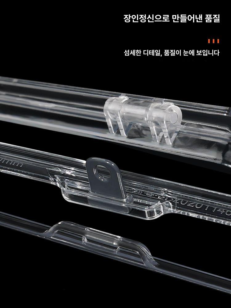터치 스크린 보호 케이스 덮개 투명 디스플레이 풀커버 7인치 (192x138mm) 이미지 6